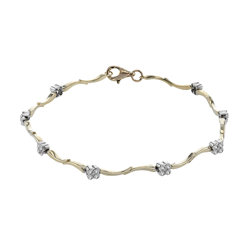 ZB851 Bracelet in 14k Gold with Diamonds