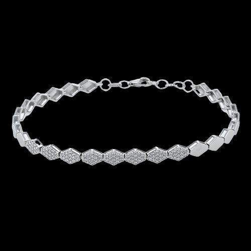 ZB855 Bracelet in 14k Gold with Diamonds