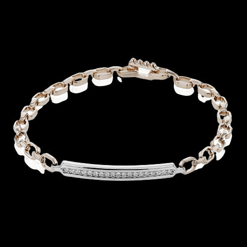 ZB859 Bracelet in 14k Gold with Diamonds