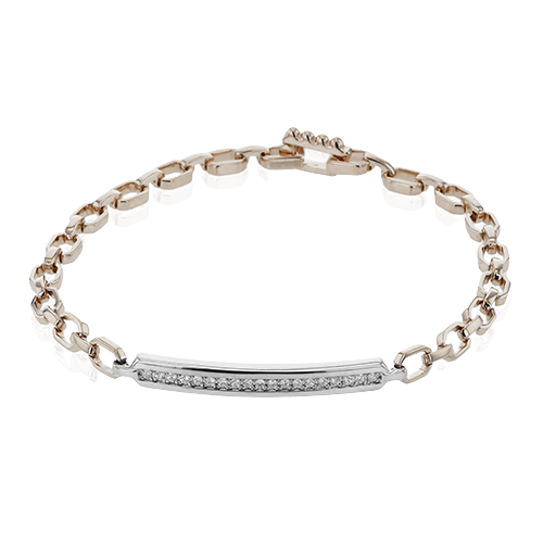 ZB859 Bracelet in 14k Gold with Diamonds