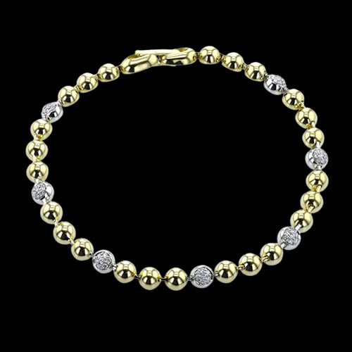 ZB863-Y Bracelet in 14k Gold with Diamonds