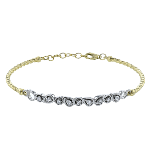 ZB874-Y Bracelet in 14k Gold with Diamonds