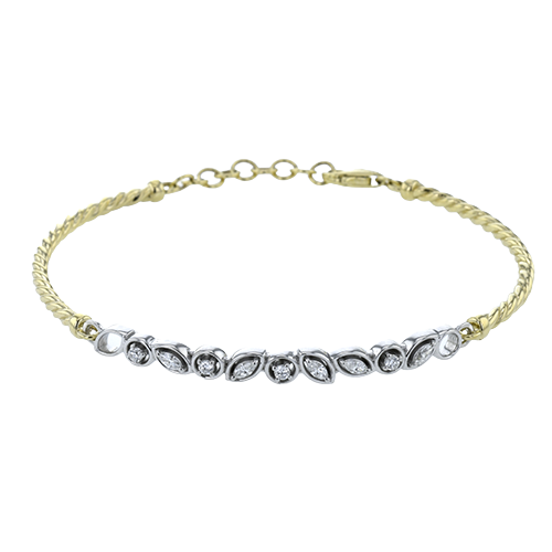 ZB875-Y Bracelet in 14k Gold with Diamonds