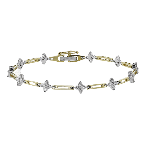 ZB876-Y Bracelet in 14k Gold with Diamonds