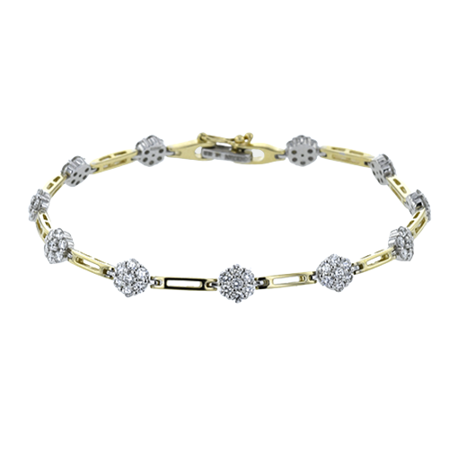 ZB877-Y Bracelet in 14k Gold with Diamonds