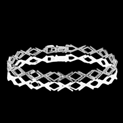 ZB878 Bracelet in 14k Gold with Diamonds