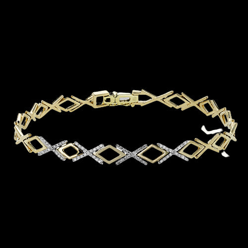 ZB878-Y Bracelet in 14k Gold with Diamonds
