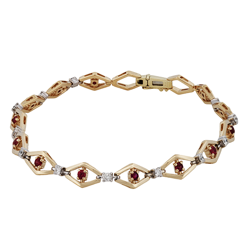 ZB879-Y Bracelet in 14k Gold with Diamonds