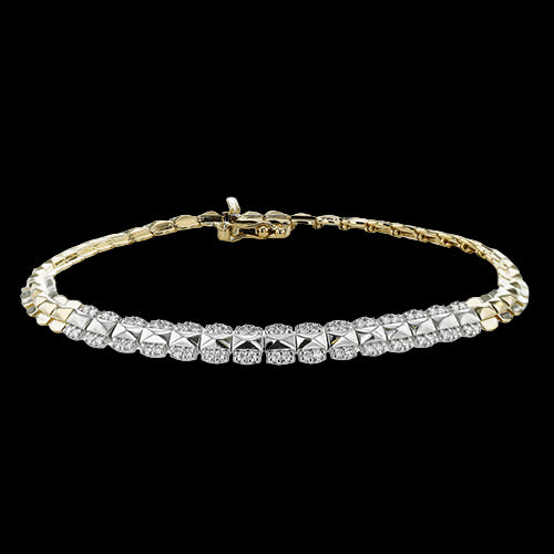 ZB888-A-Y Bracelet in 14k Gold with Diamonds