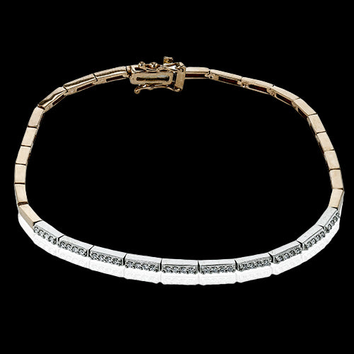 ZB890-R Bracelet in 14k Gold with Diamonds