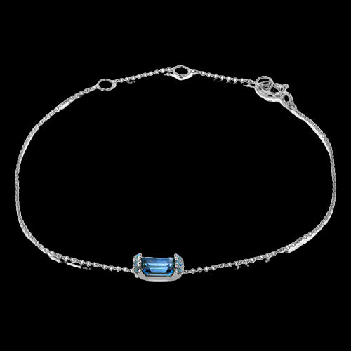 ZB895 Color Bracelet in 14k Gold with Diamonds