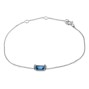 ZB895 Color Bracelet in 14k Gold with Diamonds