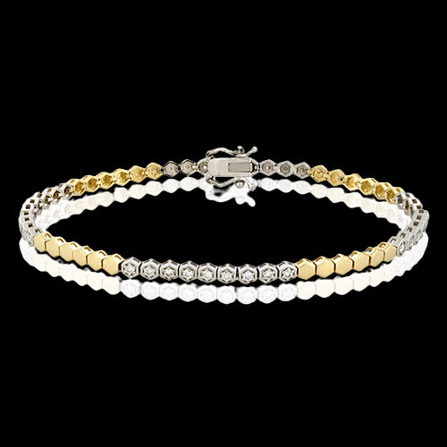 ZB905-Y Bracelet in 14k Gold with Diamonds