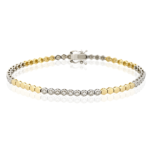 ZB905-Y Bracelet in 14k Gold with Diamonds