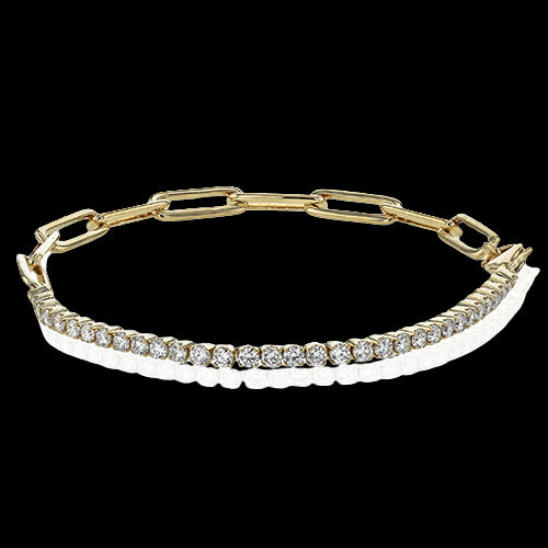 ZB907 Bracelet in 14k Gold with Diamonds