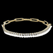 ZB907 Bracelet in 14k Gold with Diamonds