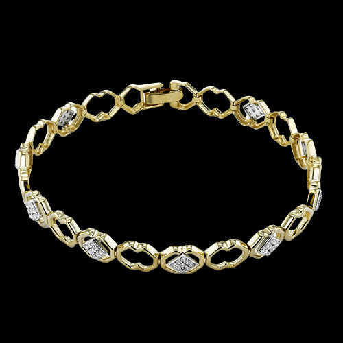 ZB911 Bracelet in 14k Gold with Diamonds