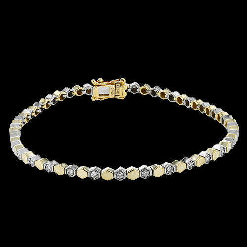 ZB913-Y Bracelet in 14k Gold with Diamonds