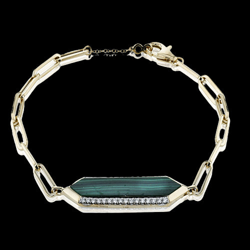 ZB922 Color Bracelet in 14k Gold with Diamonds