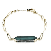 ZB922 Color Bracelet in 14k Gold with Diamonds