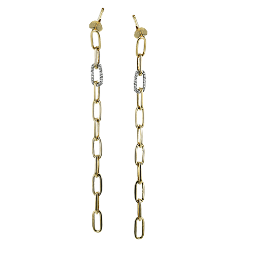 ZE1001 Earring in 14k Gold with Diamonds