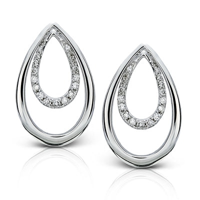 ZE154 Earring in 14k Gold with Diamonds