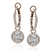 ZE292 Earring in 14k Gold with Diamonds