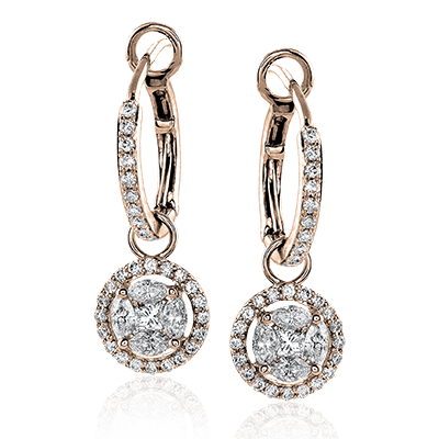ZE292 Earring in 14k Gold with Diamonds