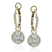 ZE292 Earring in 14k Gold with Diamonds