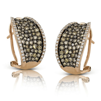 ZE375 Earring in 14k Gold with Diamonds