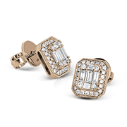 ZE532 Earring in 14k Gold with Diamonds