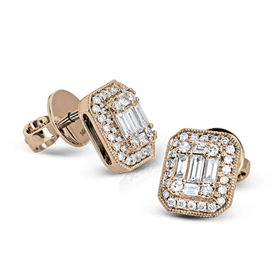 ZE532 Earring in 14k Gold with Diamonds