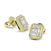 ZE532 Earring in 14k Gold with Diamonds