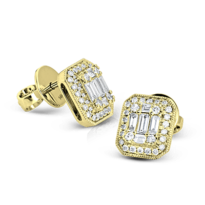 ZE532 Earring in 14k Gold with Diamonds