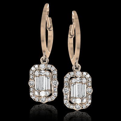 ZE535 Earring in 14k Gold with Diamonds