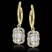 ZE535 Earring in 14k Gold with Diamonds