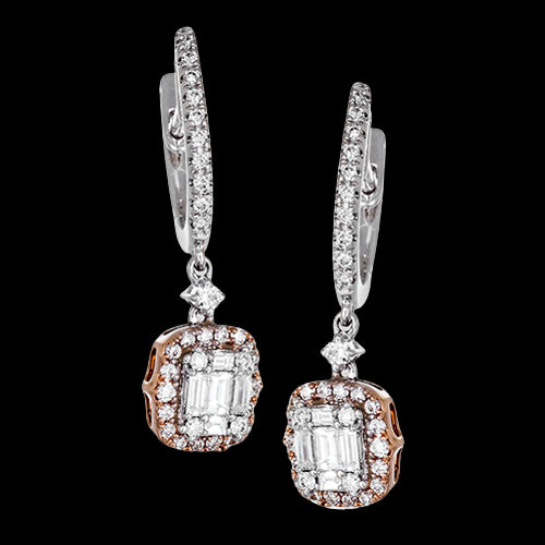 ZE540 Earring in 14k Gold with Diamonds