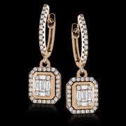 ZE542 Earring in 14k Gold with Diamonds