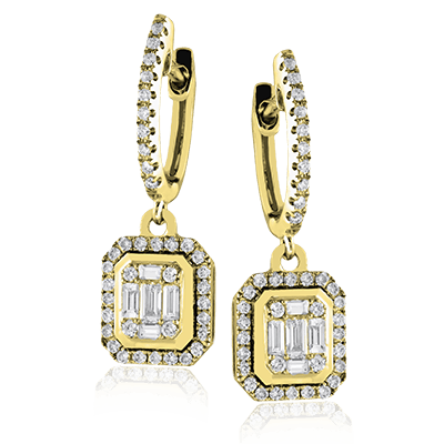 ZE542 Earring in 14k Gold with Diamonds