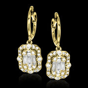 ZE585 Earring in 14k Gold with Diamonds