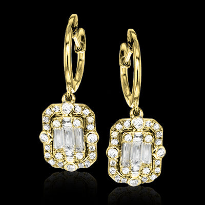 ZE585 Earring in 14k Gold with Diamonds