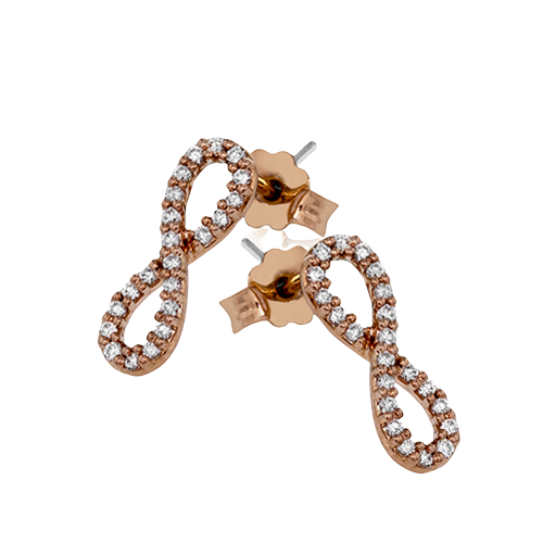 ZE601 Earring in 14k Gold with Diamonds
