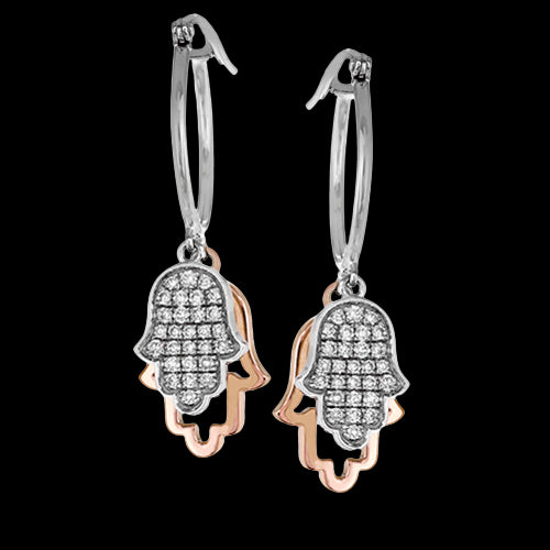 ZE616 Earring in 14k Gold with Diamonds