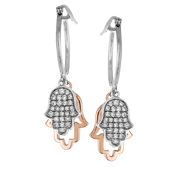 ZE616 Earring in 14k Gold with Diamonds