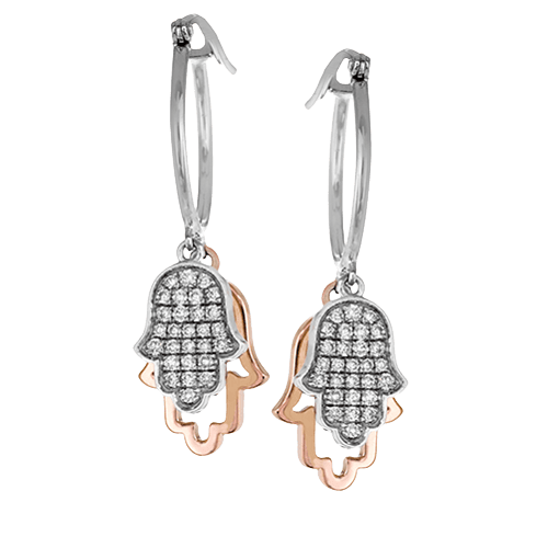 ZE616 Earring in 14k Gold with Diamonds