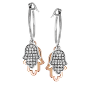 ZE616 Earring in 14k Gold with Diamonds