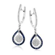 ZE638 Color Earring in 14k Gold with Diamonds