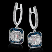 ZE639 Color Earring in 14k Gold with Diamonds