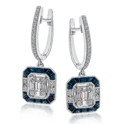 ZE639 Color Earring in 14k Gold with Diamonds