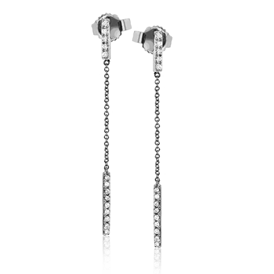 ZE666 Earring in 14k Gold with Diamonds